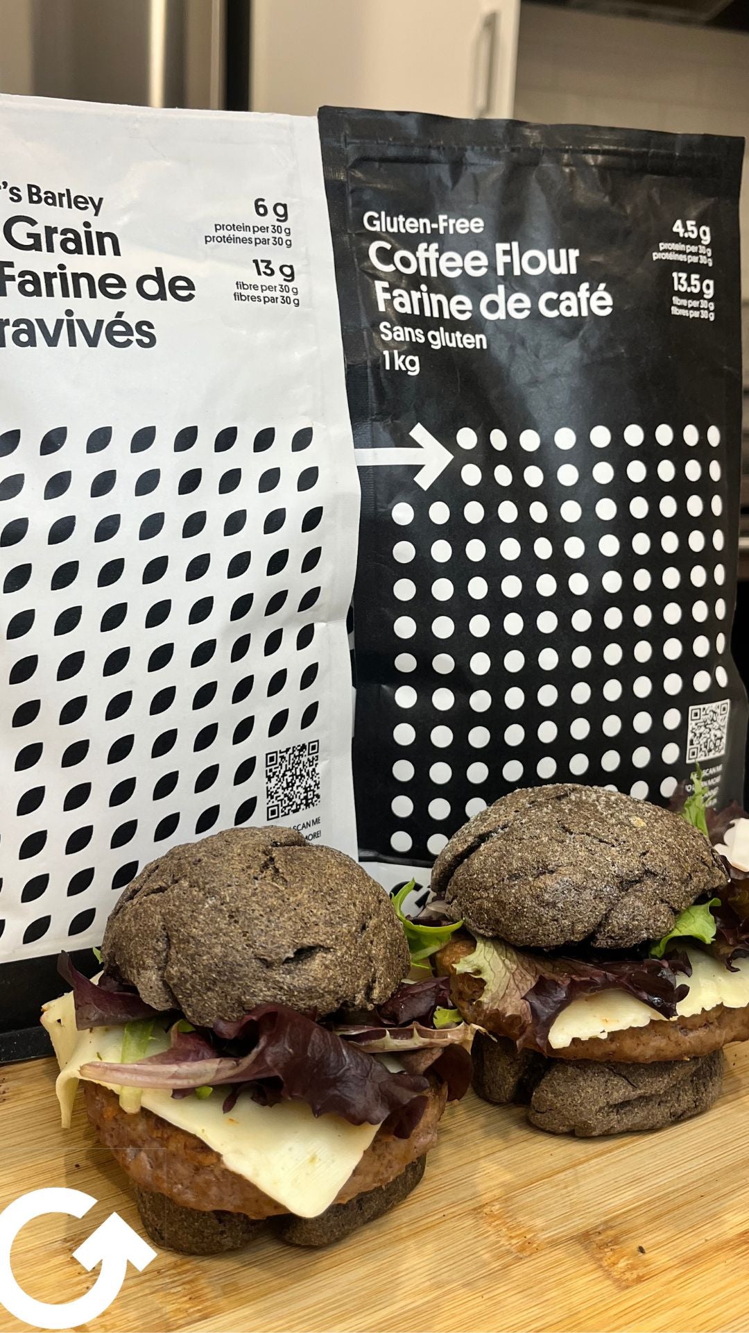 How to Make Delicious Homemade Burger Buns with Coffee and Brewer's Barley Flour
